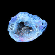 Blue Electroplated Agate Quartz geode range 40-67mm 30-63g in sunlight - Rocks and Things Store