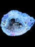Blue Electroplated Agate Quartz geode range 40-67mm 30-63g in sunlight - Rocks and Things Store