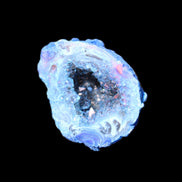 Blue Electroplated Agate Quartz geode range 40-67mm 30-63g in sunlight - Rocks and Things Store