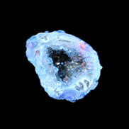 Blue Electroplated Agate Quartz geode range 40-67mm 30-63g in sunlight - Rocks and Things Store