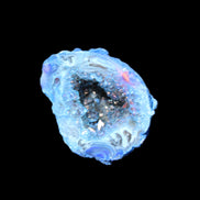 Blue Electroplated Agate Quartz geode range 40-67mm 30-63g in sunlight - Rocks and Things Store