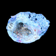 Blue Electroplated Agate Quartz geode range 40-67mm 30-63g in sunlight - Rocks and Things Store