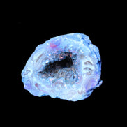 Blue Electroplated Agate Quartz geode range 40-67mm 30-63g in sunlight - Rocks and Things Store