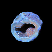 Blue Electroplated Agate Quartz geode range 40-67mm 30-63g in sunlight - Rocks and Things Store