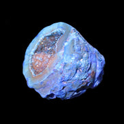 Blue Electroplated Agate Quartz geode range 40-67mm 30-63g in sunlight - Rocks and Things Store