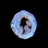 Blue Electroplated Agate Quartz geode range 40-67mm 30-63g in sunlight - Rocks and Things Store