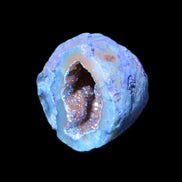 Blue Electroplated Agate Quartz geode range 40-67mm 30-63g in sunlight - Rocks and Things Store