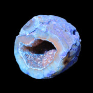 Blue Electroplated Agate Quartz geode range 40-67mm 30-63g in sunlight - Rocks and Things Store