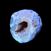 Blue Electroplated Agate Quartz geode range 40-67mm 30-63g in sunlight - Rocks and Things Store