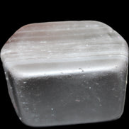 Black banded Obsidian paperweight 58/61*38/42*32/37mm 205/225g in sunlight - Rocks and Things Store