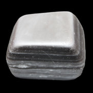 Black banded Obsidian paperweight 58/61*38/42*32/37mm 205/225g in sunlight - Rocks and Things Store