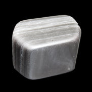 Black banded Obsidian paperweight 58/61*38/42*32/37mm 205/225g in sunlight - Rocks and Things Store