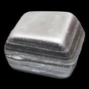 Black banded Obsidian paperweight 58/61*38/42*32/37mm 205/225g in sunlight - Rocks and Things Store