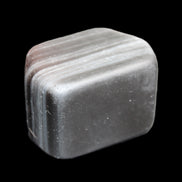 Black banded Obsidian paperweight 58/61*38/42*32/37mm 205/225g in sunlight - Rocks and Things Store