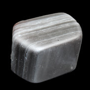 Black banded Obsidian paperweight 58/61*38/42*32/37mm 205/225g in sunlight - Rocks and Things Store