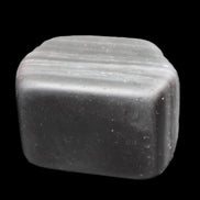 Black banded Obsidian paperweight 58/61*38/42*32/37mm 205/225g in sunlight - Rocks and Things Store