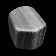 Black banded Obsidian paperweight 58/61*38/42*32/37mm 205/225g in sunlight - Rocks and Things Store