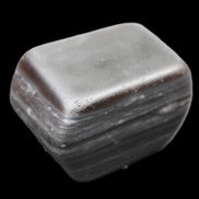 Black banded Obsidian paperweight 58/61*38/42*32/37mm 205/225g in sunlight - Rocks and Things Store