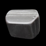 Black banded Obsidian paperweight 58/61*38/42*32/37mm 205/225g in sunlight - Rocks and Things Store