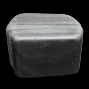 Black banded Obsidian paperweight 58/61*38/42*32/37mm 205/225g in sunlight - Rocks and Things Store