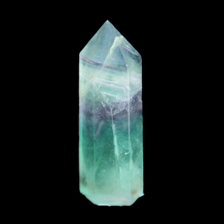Rainbow Fluorite wand 60mm 43g in sunlight - Rocks and Things Store