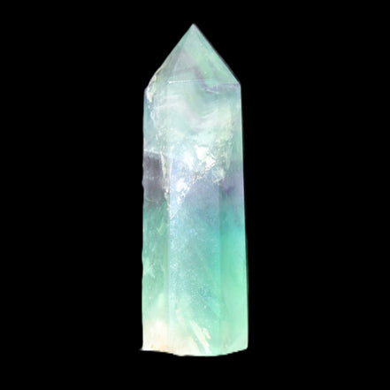 Rainbow Fluorite wand 60mm 43g in sunlight - Rocks and Things Store