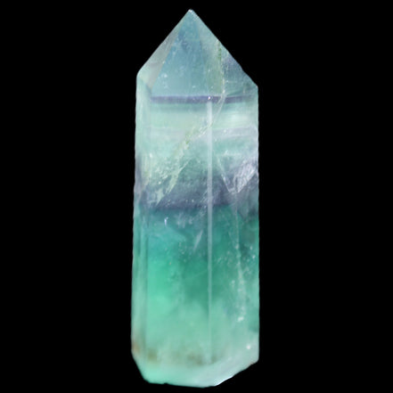 Rainbow Fluorite wand 60mm 43g in sunlight - Rocks and Things Store