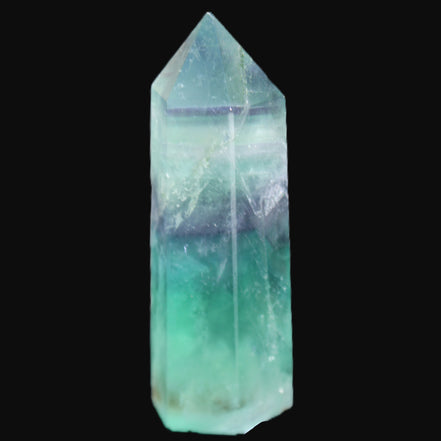 Rainbow Fluorite wand 60mm 43g in sunlight - Rocks and Things Store