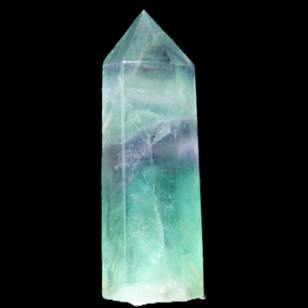 Rainbow Fluorite wand 60mm 43g in sunlight - Rocks and Things Store