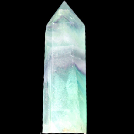 Rainbow Fluorite wand 60mm 43g in sunlight - Rocks and Things Store