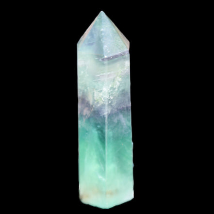 Rainbow Fluorite wand 60mm 43g in sunlight - Rocks and Things Store