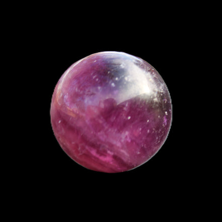 Rainbow Fluorite sphere 30mm 44g in sunlight - Rocks and Things Store