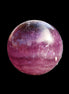 Rainbow Fluorite sphere 30mm 44g in sunlight - Rocks and Things Store