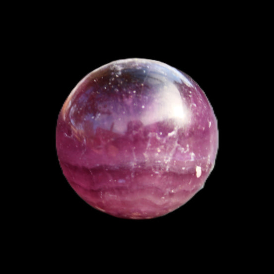 Rainbow Fluorite sphere 30mm 44g in sunlight - Rocks and Things Store