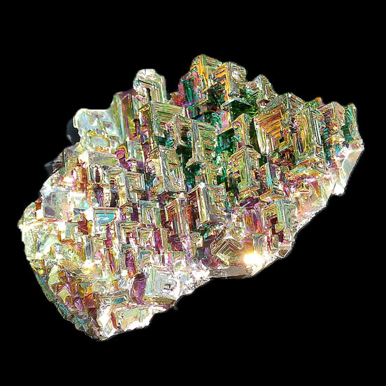 Bismuth crystal 122*90*32mm 501g in sunlight - Rocks and Things Store