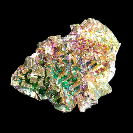 Bismuth crystal 122*90*32mm 501g in sunlight - Rocks and Things Store