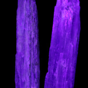 Natural Blue Kyanite blade crystals 20-24g in UV light - Rocks and Things Store