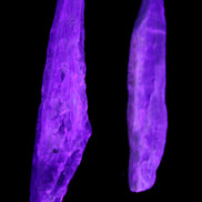 Natural Blue Kyanite blade crystals 20-24g in UV light - Rocks and Things Store