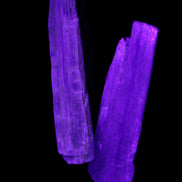 Natural Blue Kyanite blade crystals 20-24g in UV light - Rocks and Things Store