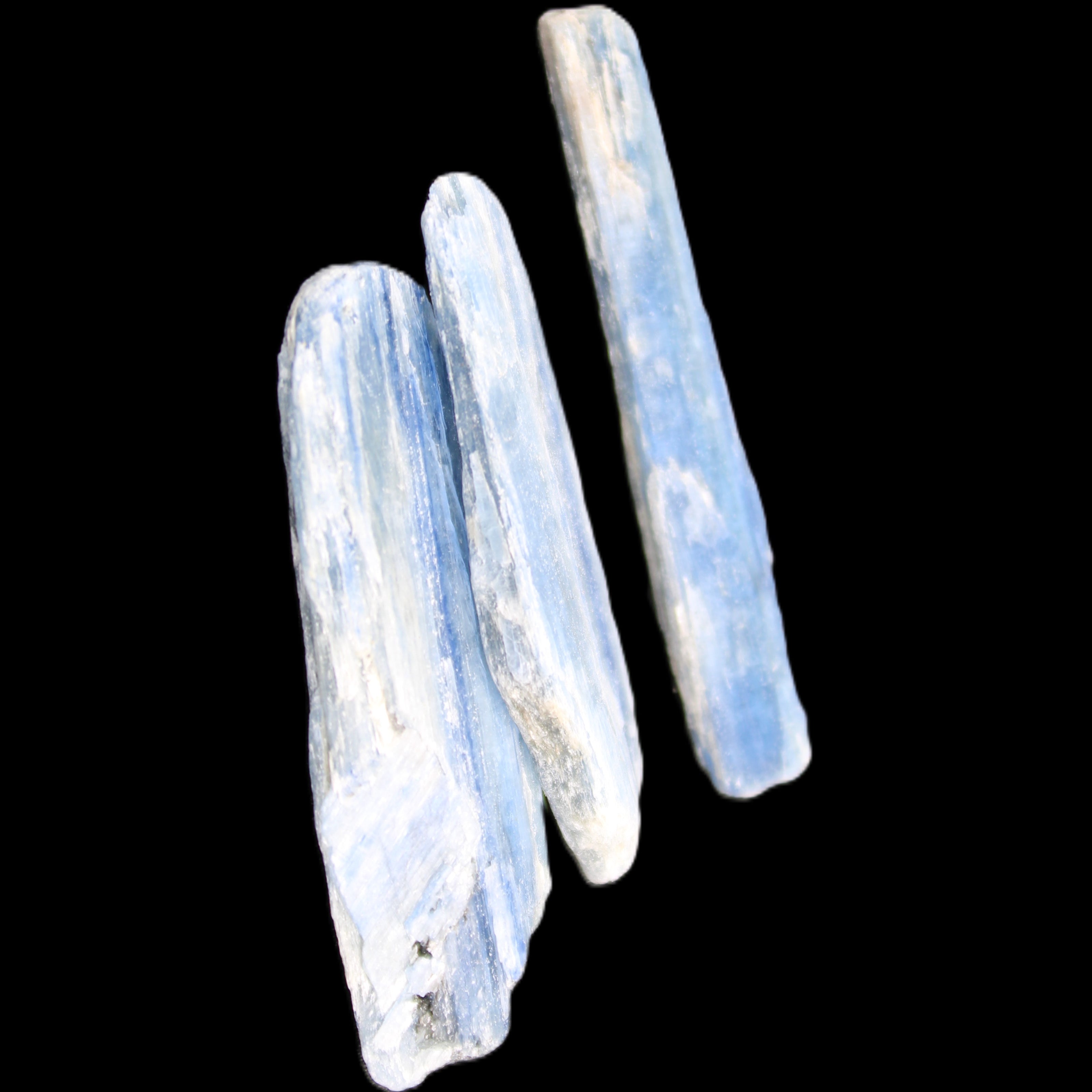 Natural Blue Kyanite blade crystals 20-24g in sunlight - Rocks and Things Store