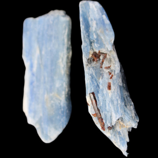 Natural Blue Kyanite two blade crystals 29-31g in sunlight - Rocks and Things Store