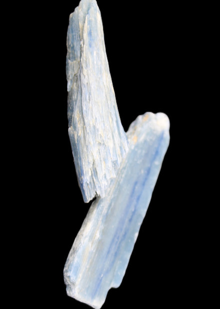 Natural Blue Kyanite two blade crystals 29-31g in sunlight - Rocks and Things Store