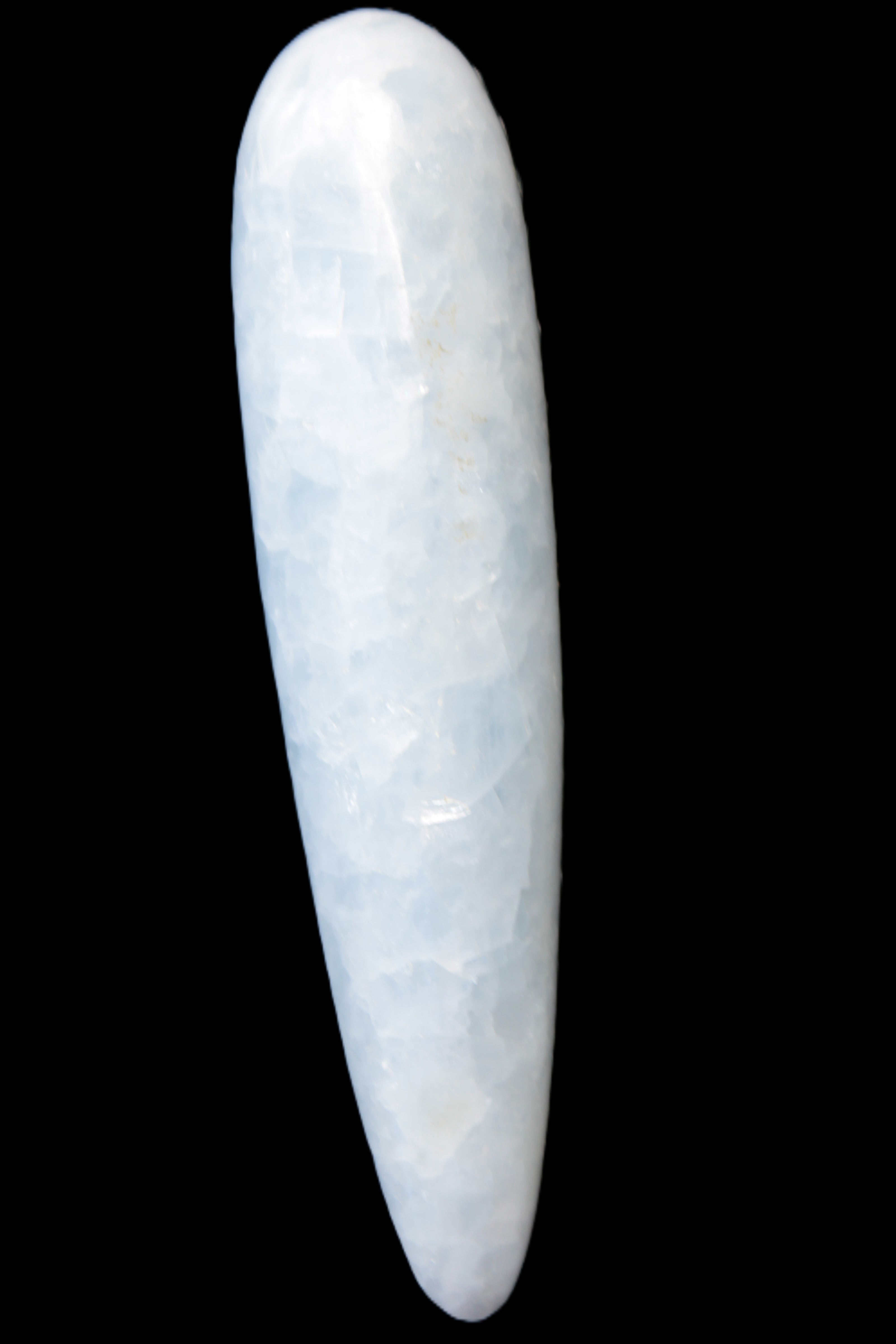 Celestite hand-carved massage wand, various sizes Rocks and Things Store