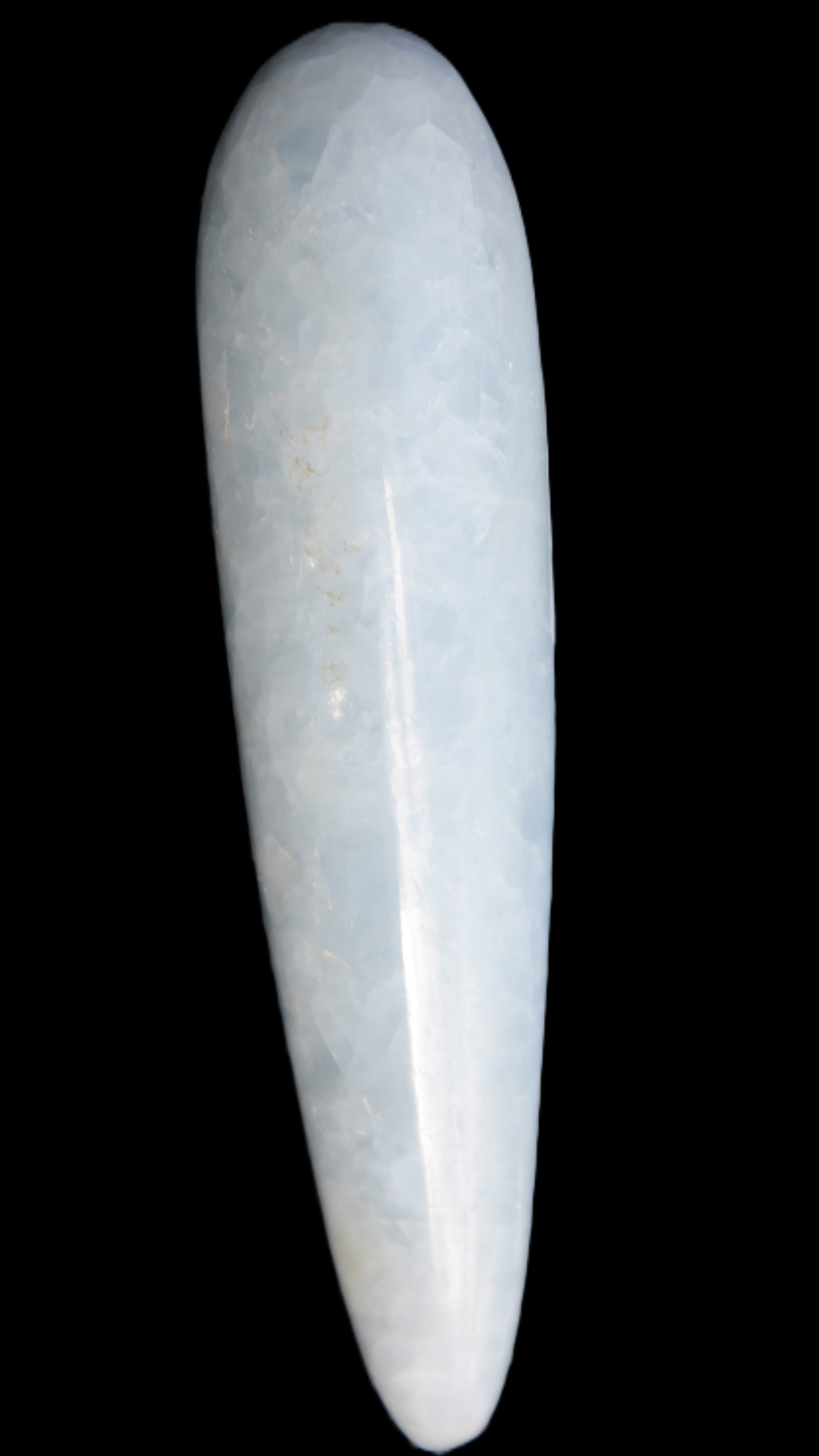 Celestite hand-carved massage wand, various sizes Rocks and Things Store
