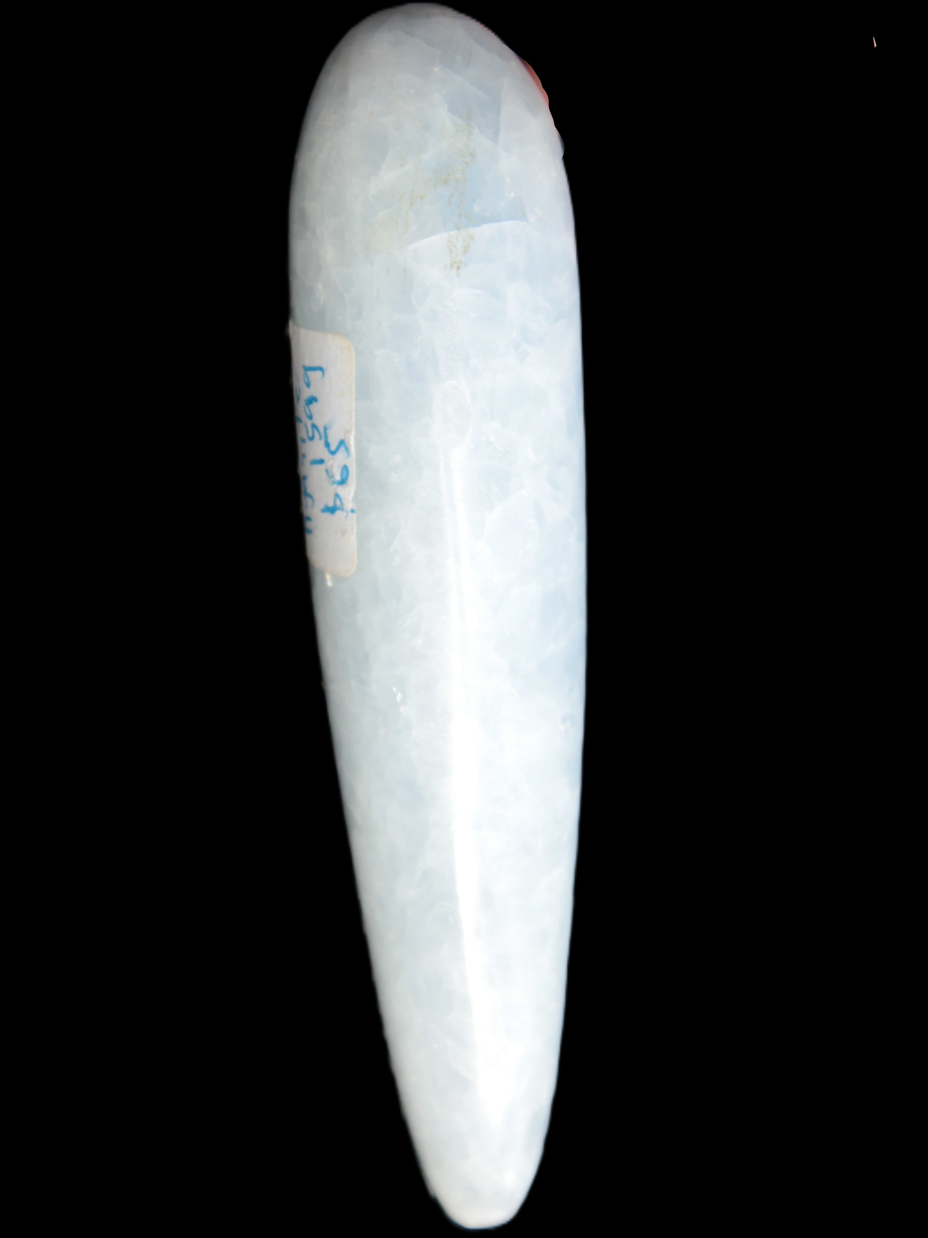 Celestite hand-carved massage wand, various sizes Rocks and Things Store