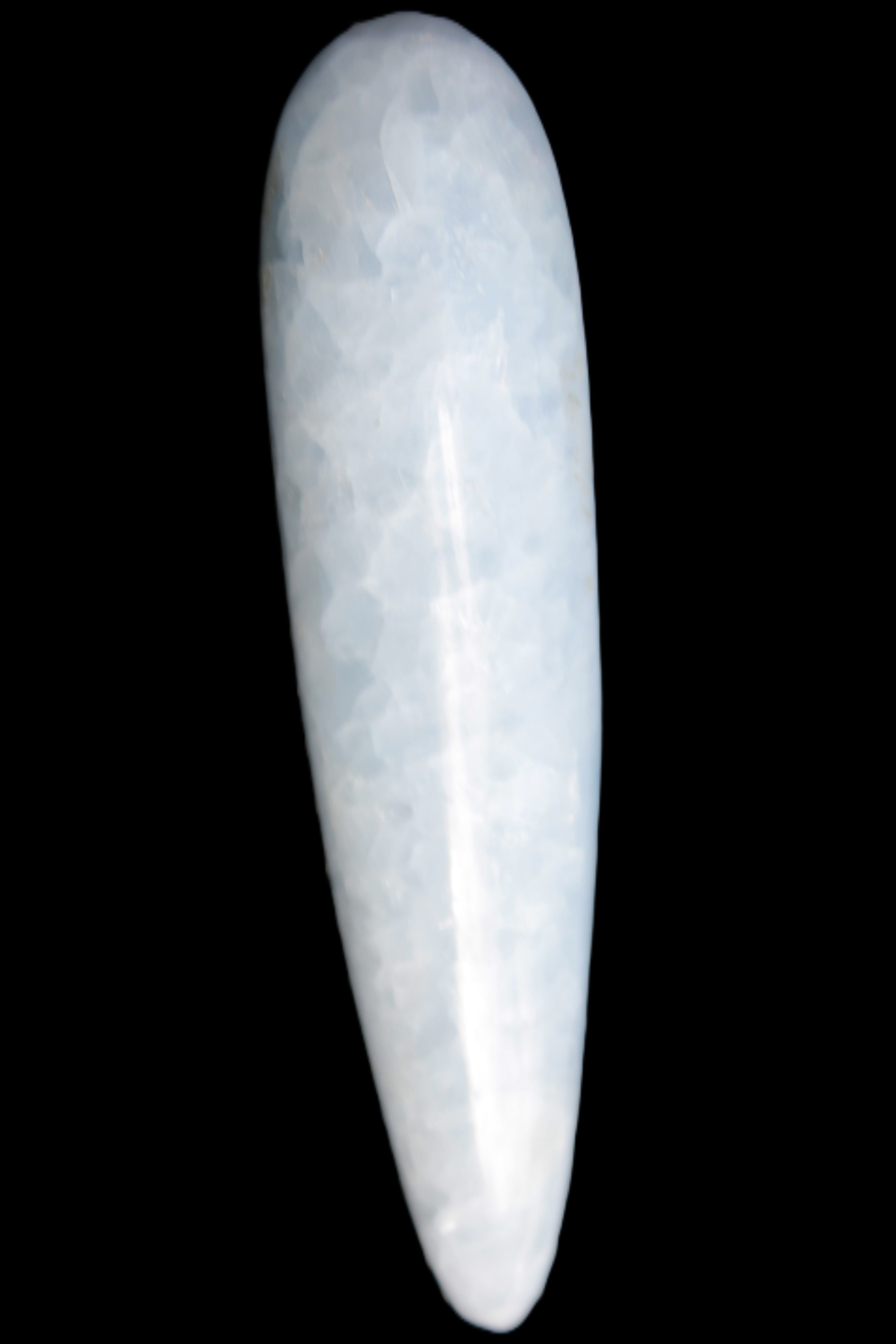 Celestite hand-carved massage wand, various sizes Rocks and Things Store