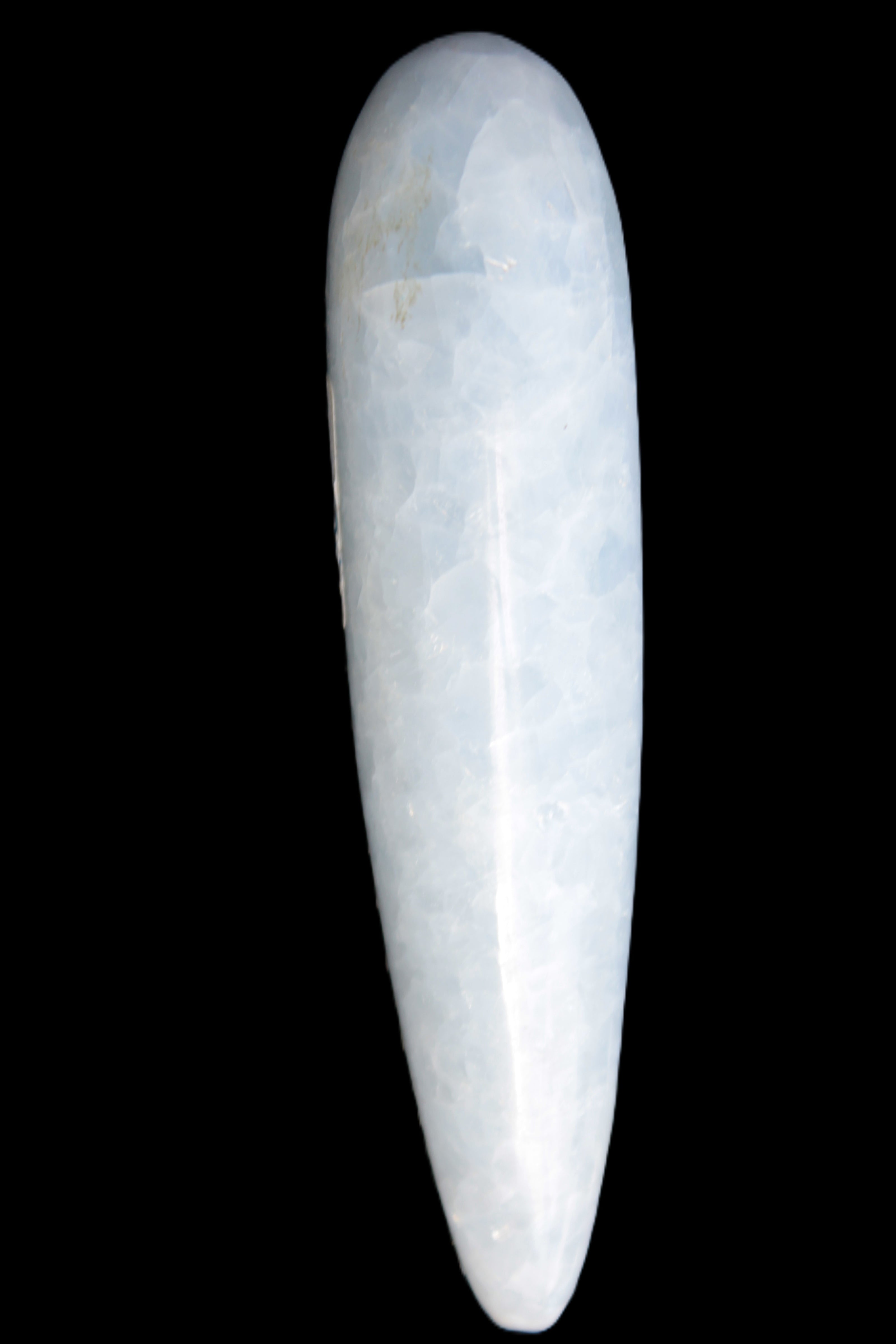 Celestite hand-carved massage wand, various sizes Rocks and Things Store