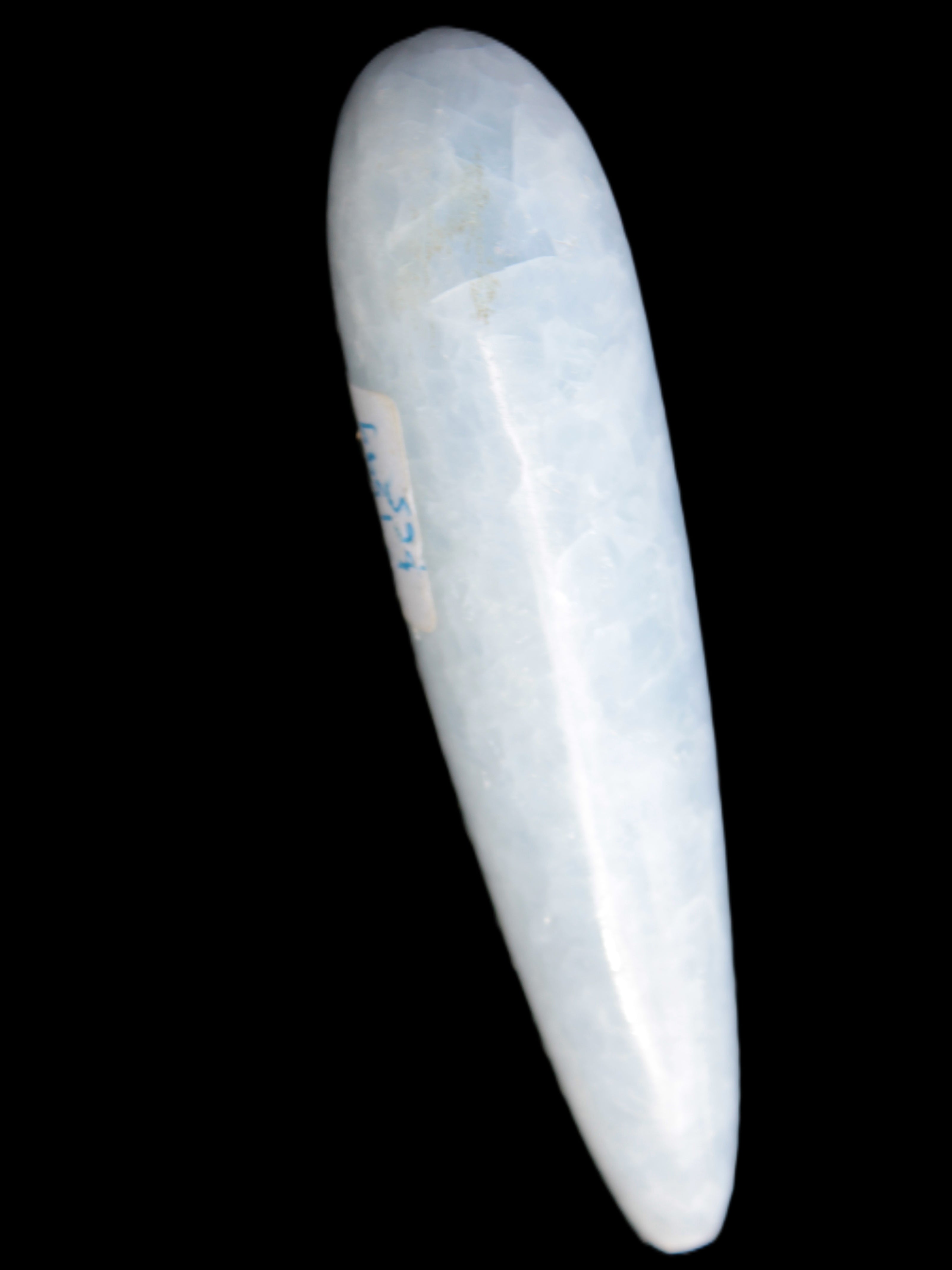 Celestite hand-carved massage wand, various sizes Rocks and Things Store