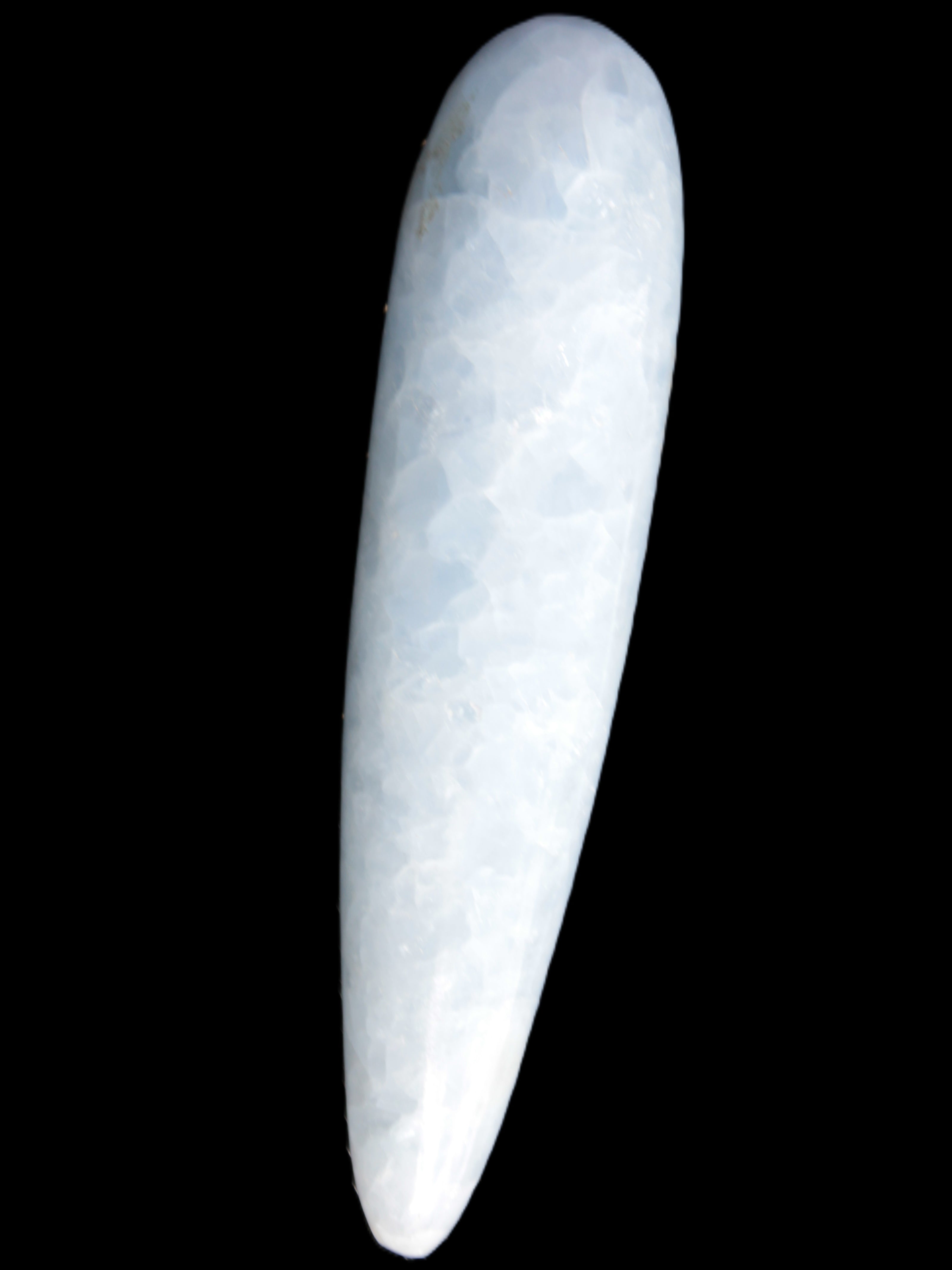 Celestite hand-carved massage wand, various sizes Rocks and Things Store