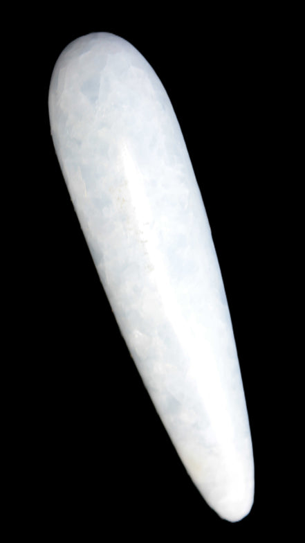 Celestite hand-carved massage wand, various sizes Rocks and Things Store